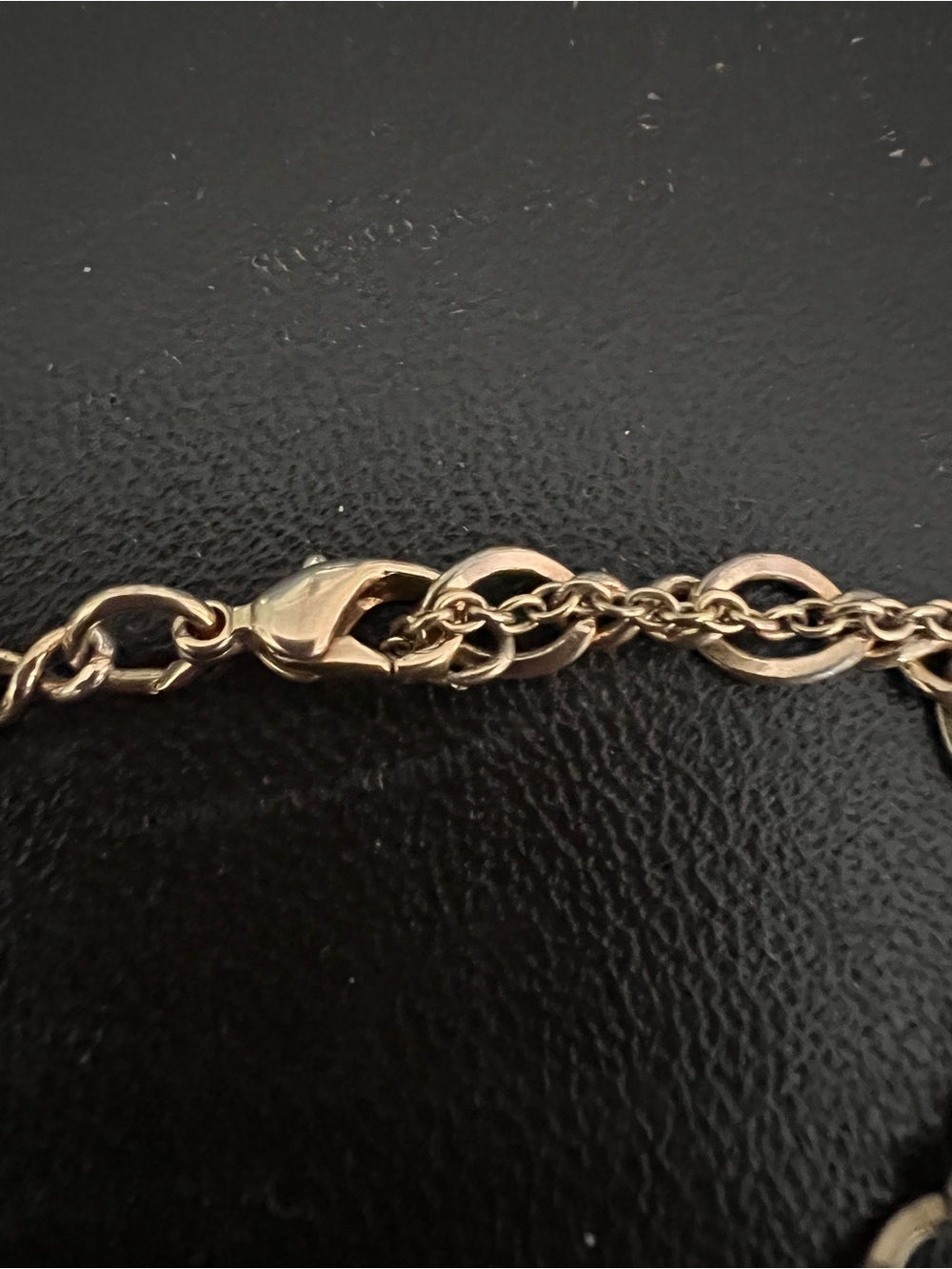 Vintage Nautical I Love You Signal Flag Gold Tone Charm Bracelet - Picture 6 of 6